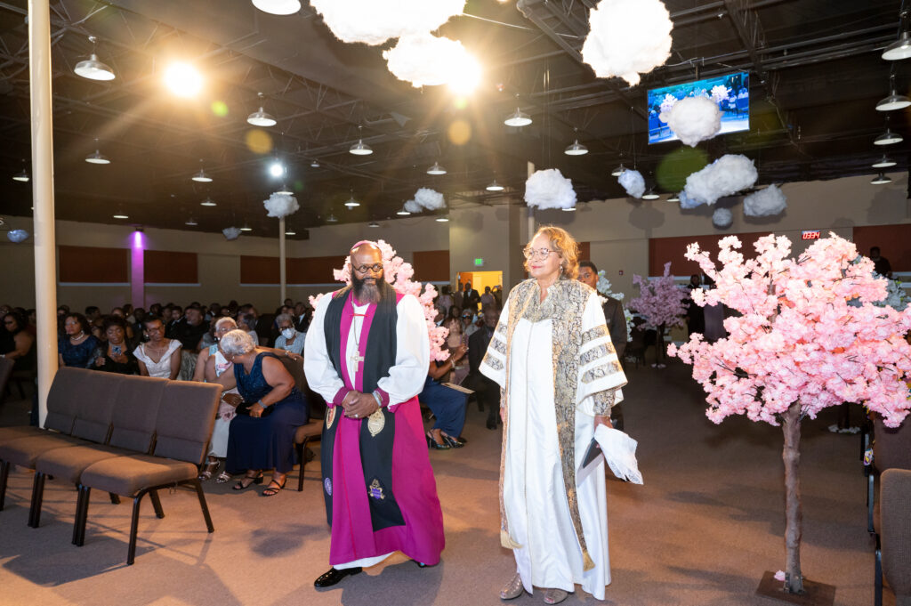 Pastors walking to ceremony 