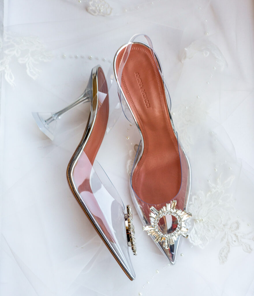 Brides beautiful shoes